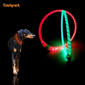 Noul produs pentru animale de companie Guler de câine cu Crăciun cu mătase reflectorizantă Guler pentru animale de companie, condus de cadou pentru câine
